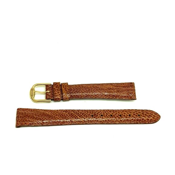 Tissot Women's Watch Swiss Replacement Band Brown Leather 14mm Lug Strap Buckle - Picture 6 of 9